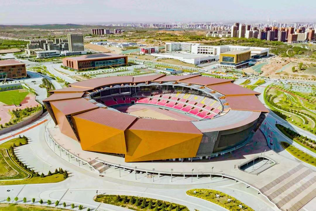助力省运会|榆林体育中心预制看台，陕建新型建材公司强力打造